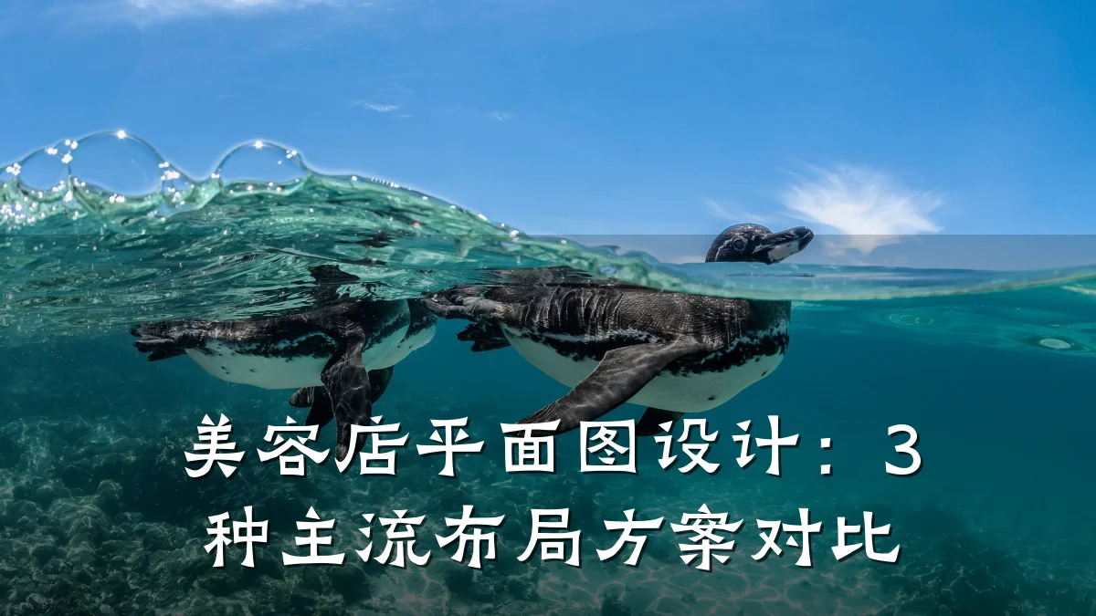 美容店平面图设计:3种主流布局方案对比