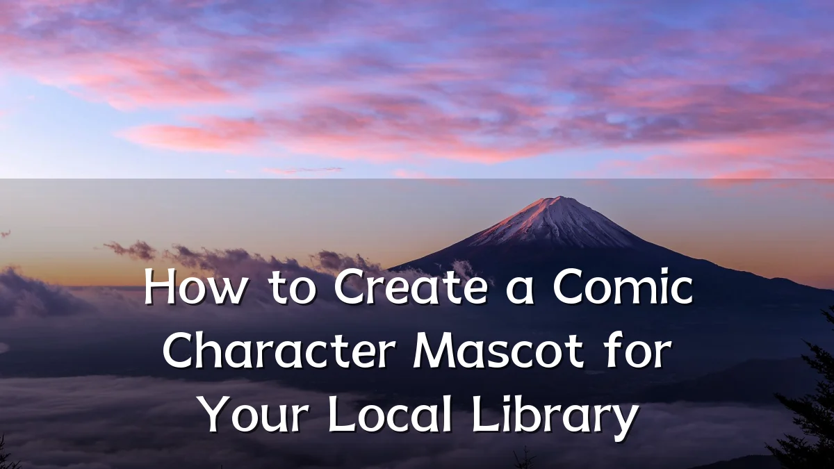 How to Create a Comic Character Mascot for Your Local Library