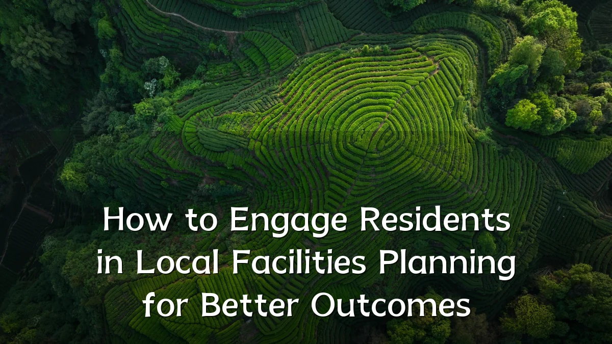 How to Engage Residents in Local Facilities Planning for Better Outcomes