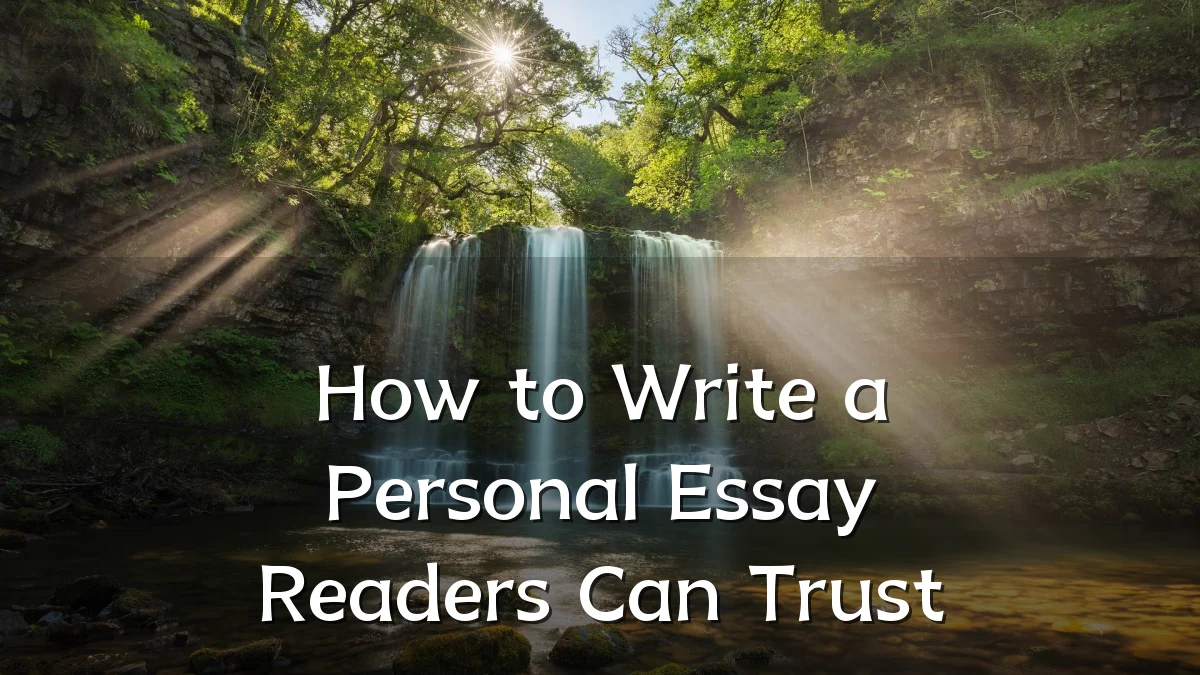How to Write a Personal Essay Readers Can Trust