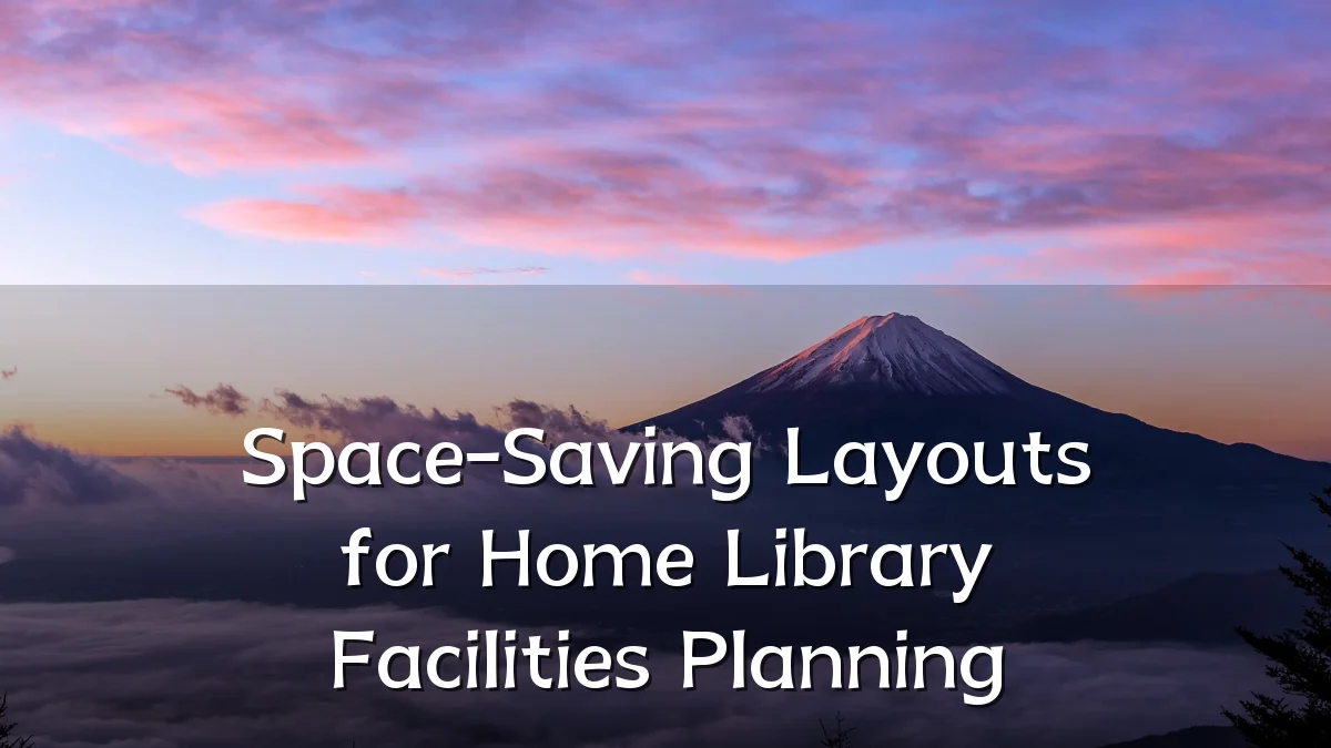 Space-Saving Layouts for Home Library Facilities Planning