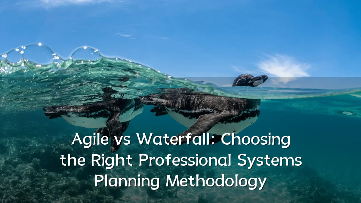 Agile vs Waterfall: Choosing the Right Professional Systems Planning Methodology