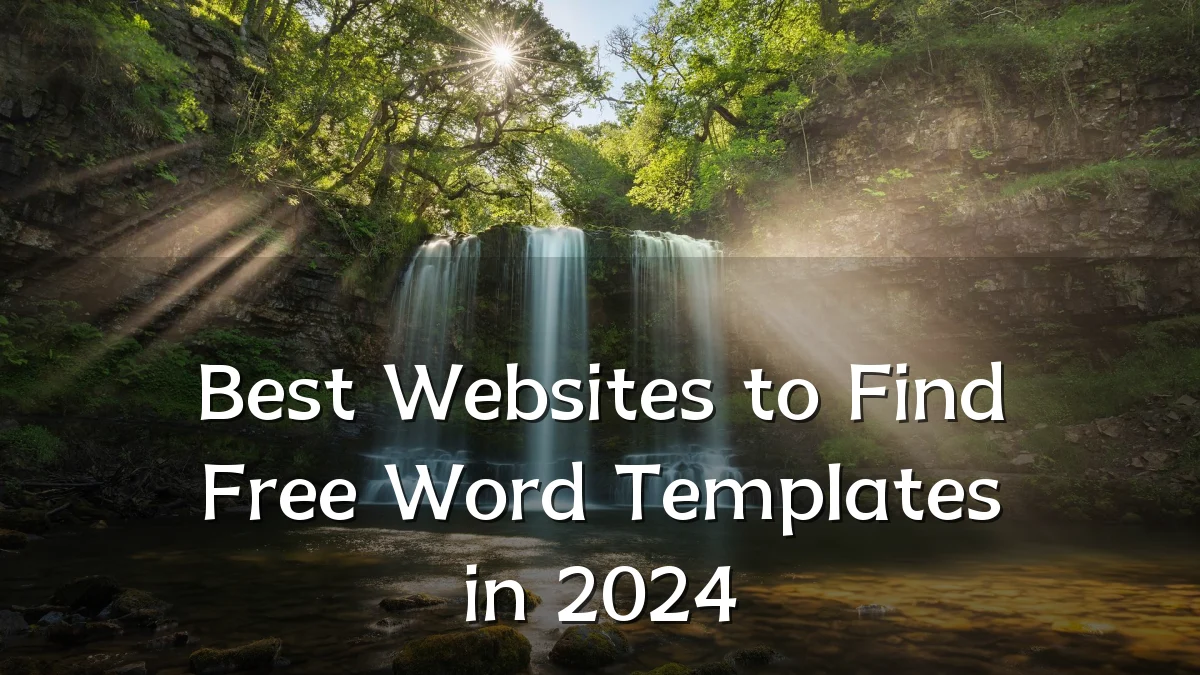 Best Websites to Find Free Word Templates in 2024