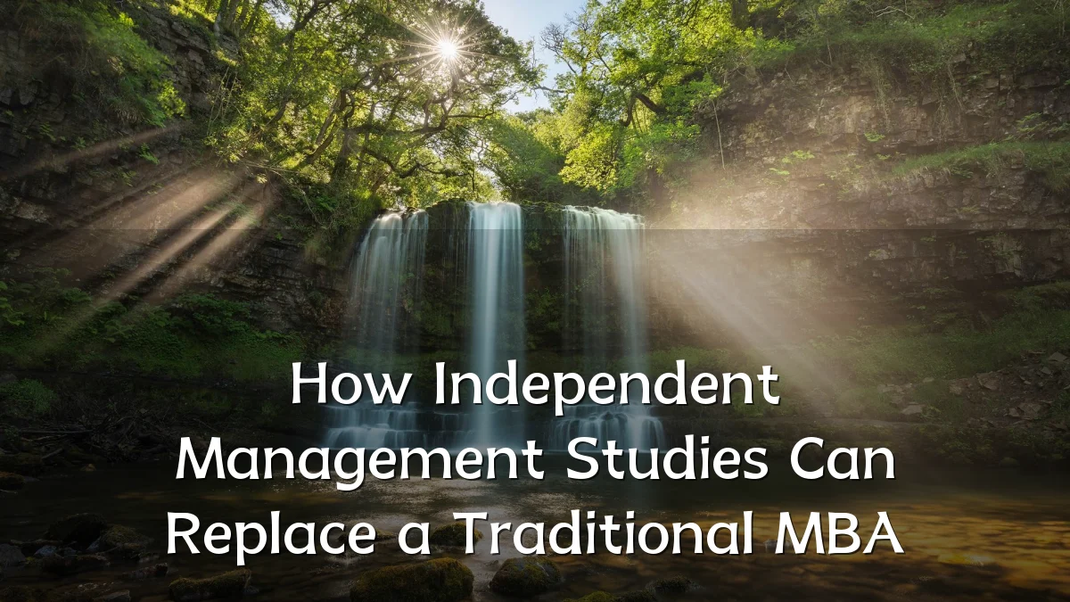 How Independent Management Studies Can Replace a Traditional MBA