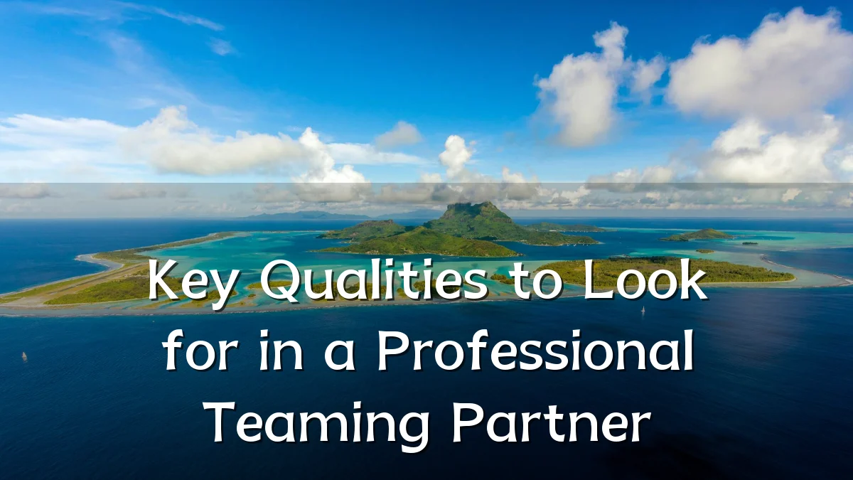 Key Qualities to Look for in a Professional Teaming Partner