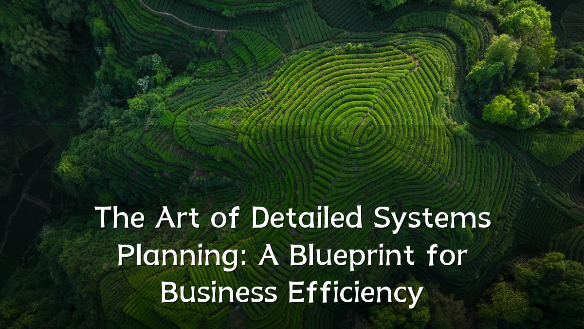 The Art of Detailed Systems Planning: A Blueprint for Business Efficiency