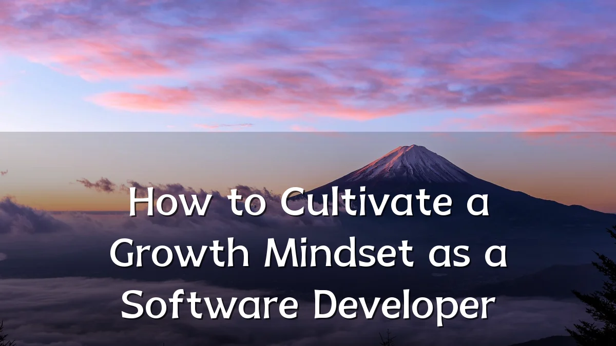 How to Cultivate a Growth Mindset as a Software Developer