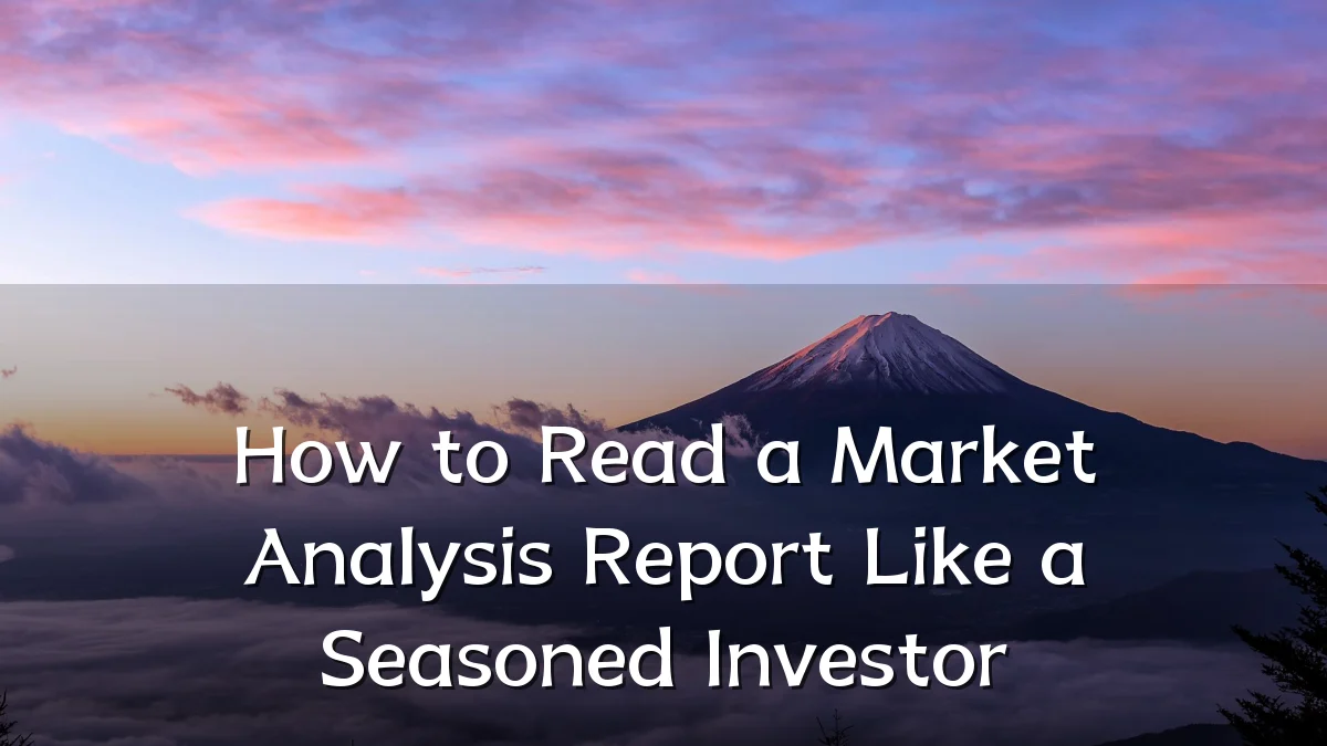 How to Read a Market Analysis Report Like a Seasoned Investor