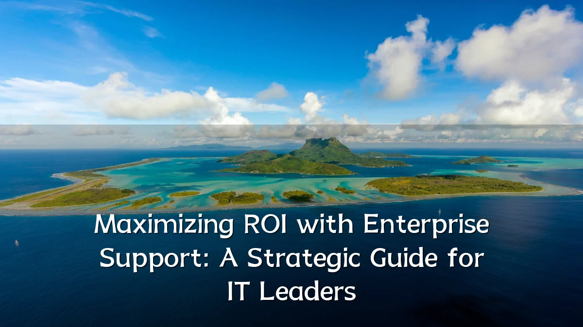 Maximizing ROI with Enterprise Support: A Strategic Guide for IT Leaders