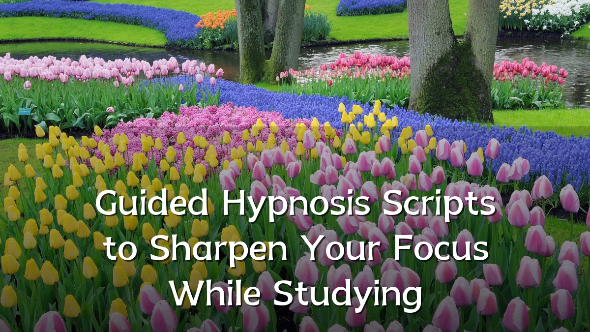 Guided Hypnosis Scripts to Sharpen Your Focus While Studying