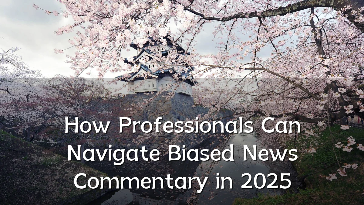 How Professionals Can Navigate Biased News Commentary in 2025