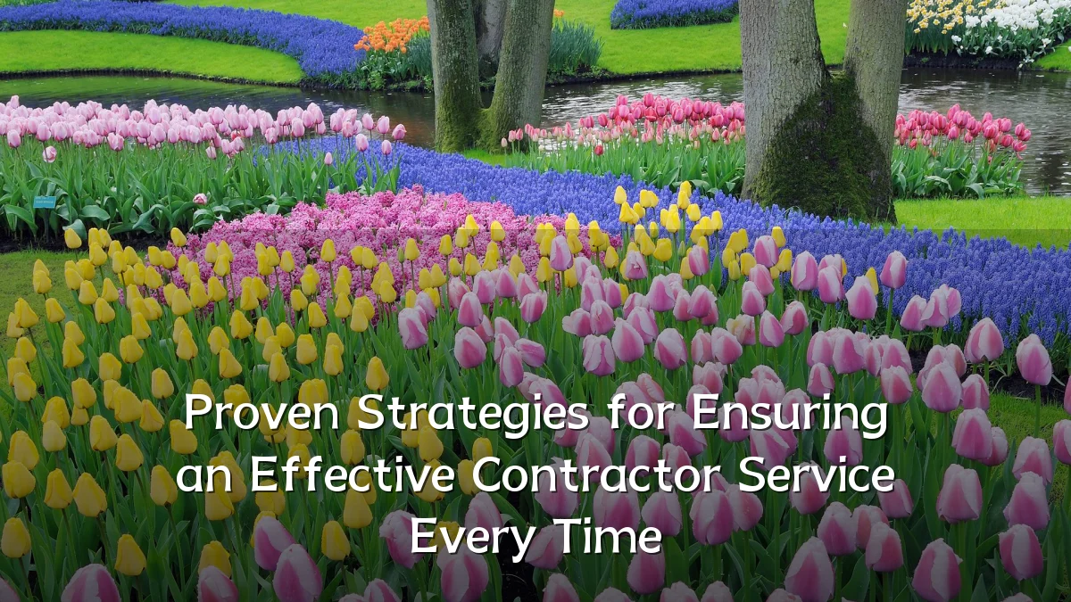 Proven Strategies for Ensuring an Effective Contractor Service Every Time