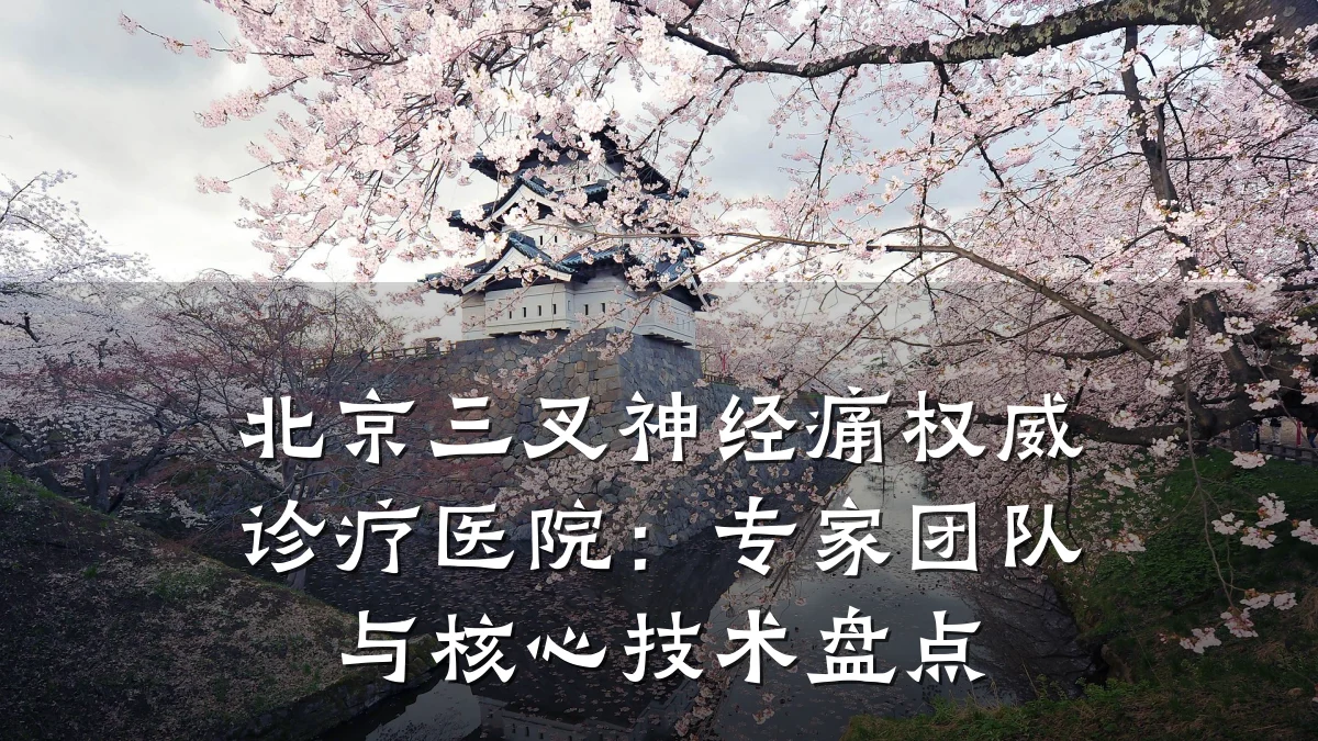 北京三叉神经痛权威诊疗医院:专家团队与核心技术盘点