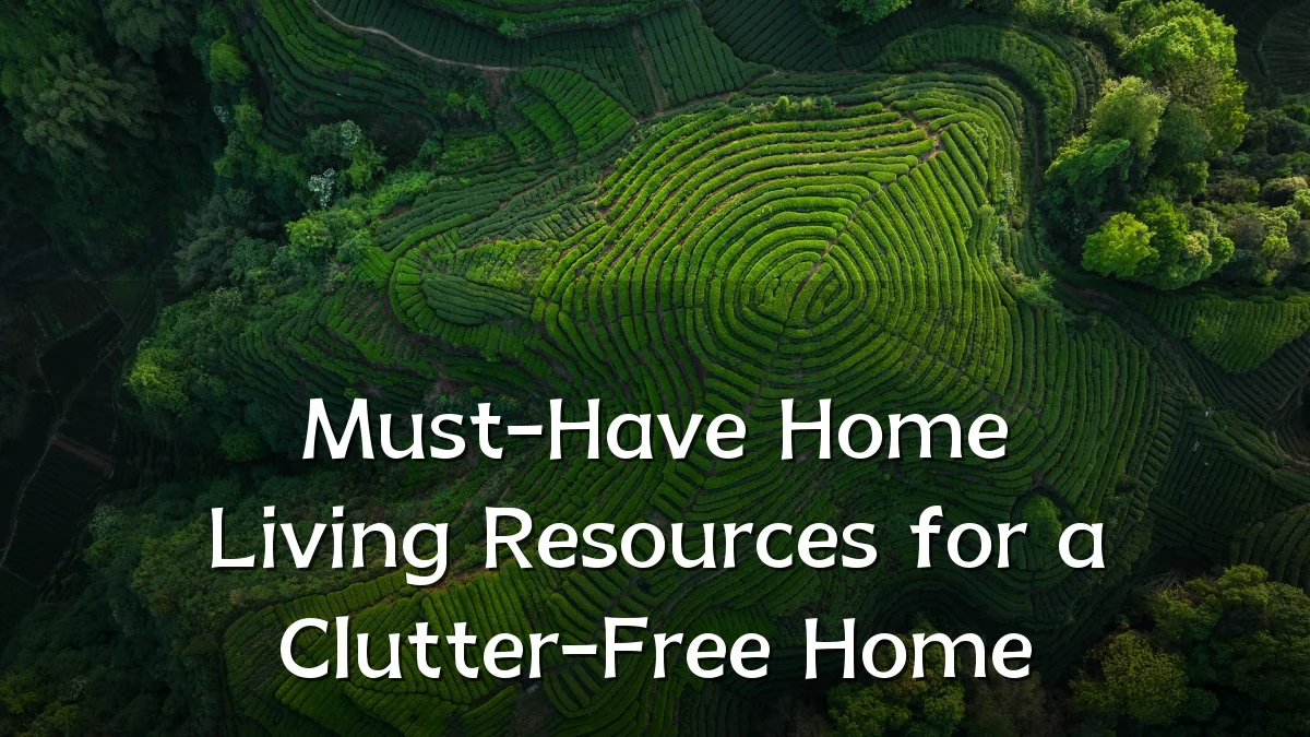 Must-Have Home Living Resources for a Clutter-Free Home